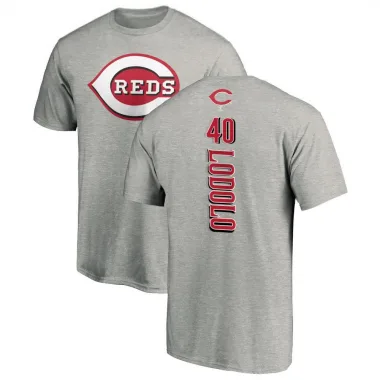 Ash Youth Nick Lodolo Cincinnati Reds Backer T-Shirt -